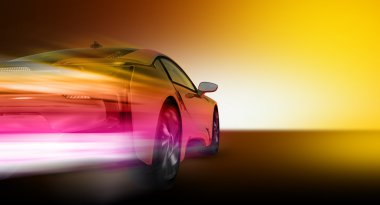 araç hızı (hd render)