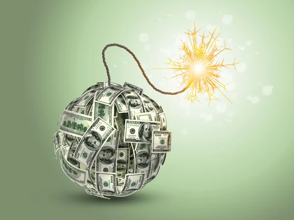 Money bomb — Stock Photo, Image