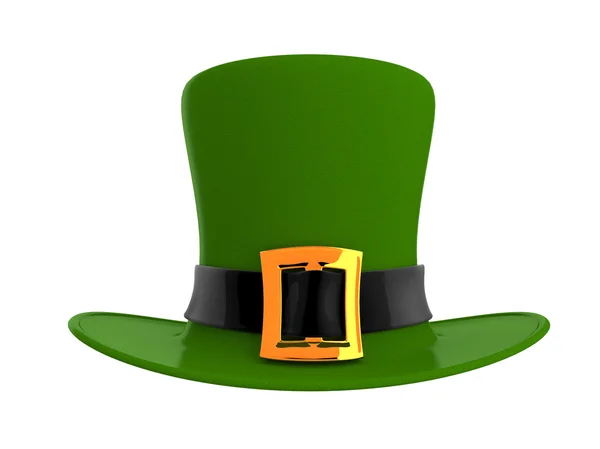 St. Patrick's day green hat isolated on white — Stock Photo, Image