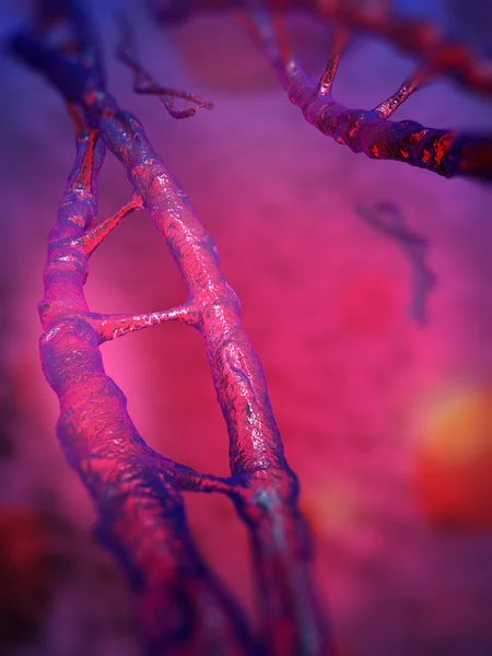 DNA ed elica di RNA — Foto Stock