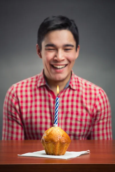 Grattis på födelsedagen pojke — Stockfoto