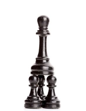 izole satranç figürleri