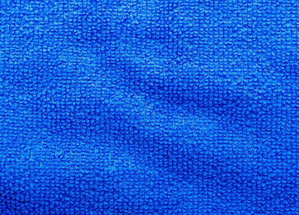 Blau gestrickte Textur — Stockfoto