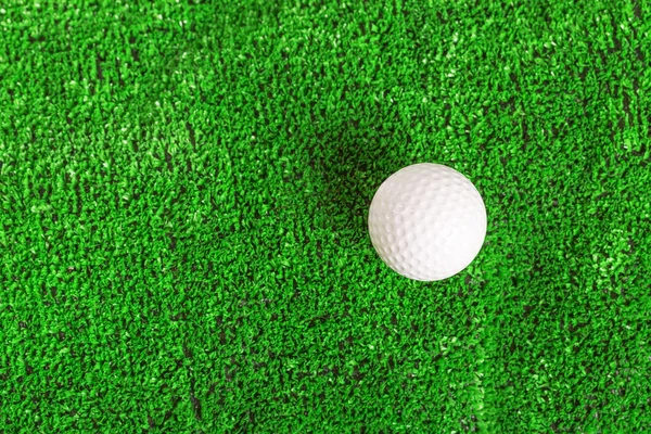 Up view of golf ball — Stock Photo, Image