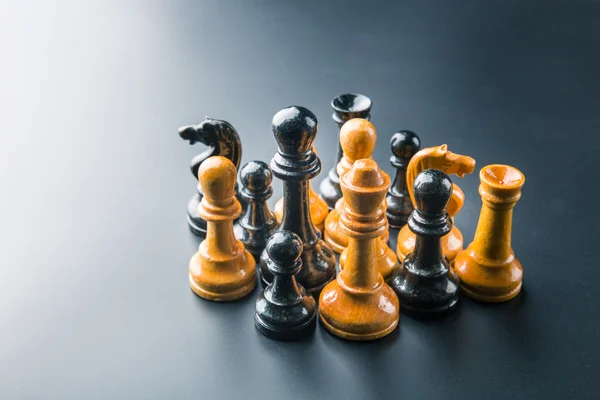 Conjunto de figuras de ajedrez — Foto de Stock