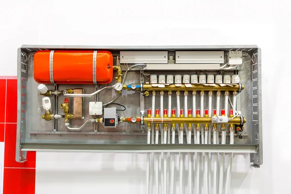 地板采暖系统 — 图库照片