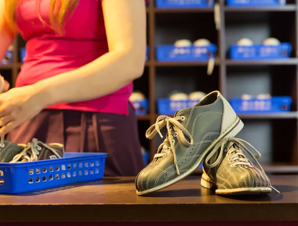 Bowling skor på bordet — Stockfoto