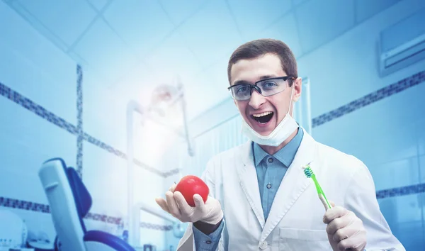 Young dentist portrait — Stock Photo, Image