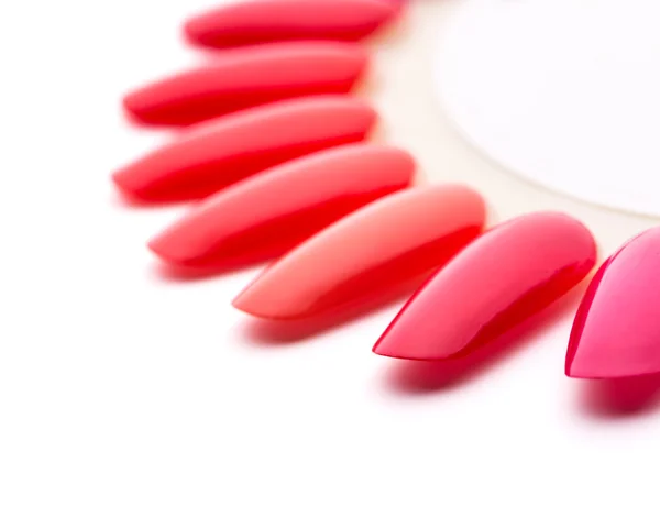 Red nail varnishes — Stock Photo, Image