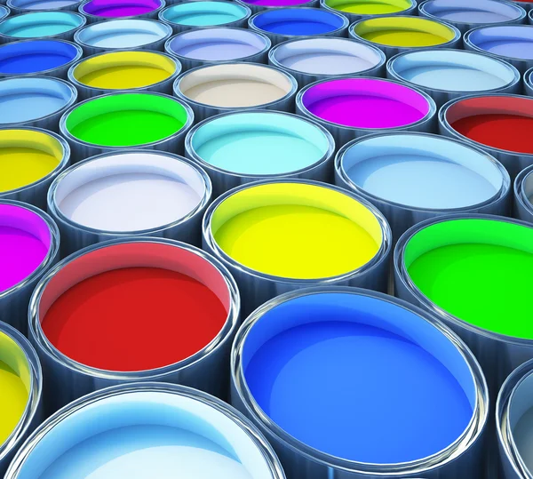 Colorful paint — Stock Photo, Image