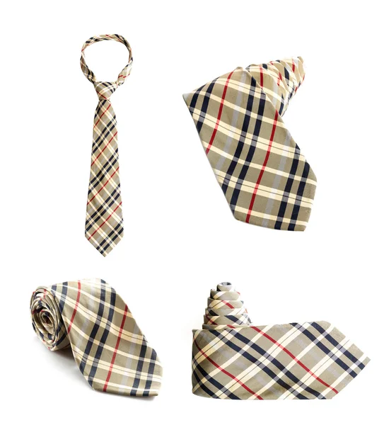 Set of four ties — Stock Photo, Image