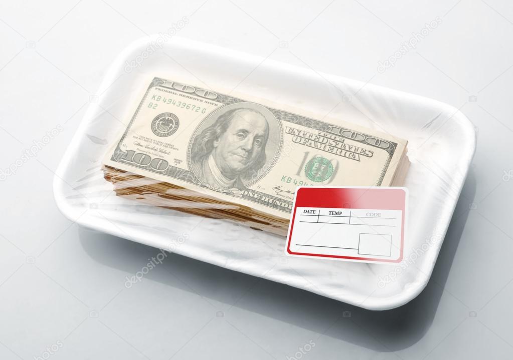 Stack of money in vacuum packaging Stock Photo by ©Nomadsoul1 54787267