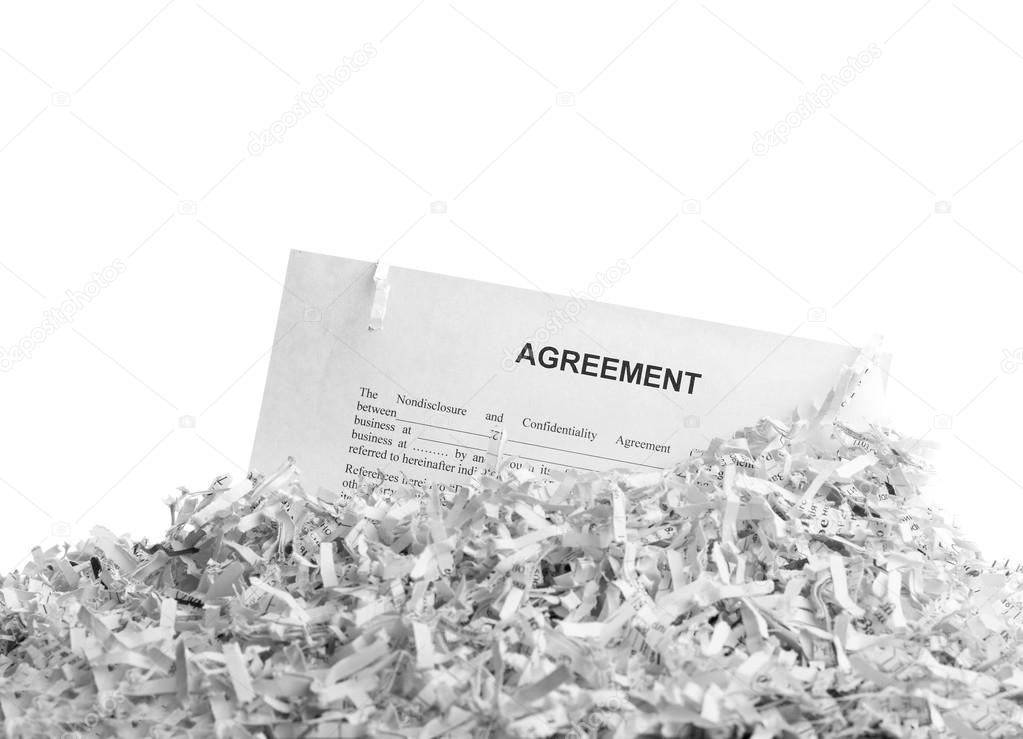 Shredded agreement isolated