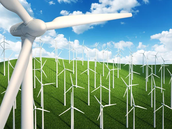 Wind turbines — Stock Photo, Image