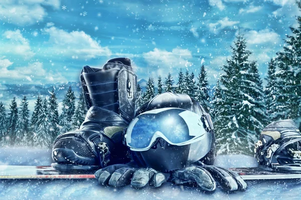 Wintersportausrüstung — Stockfoto