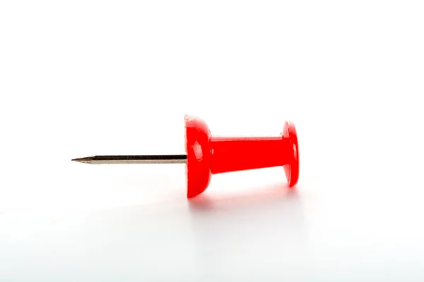 Red push-pin isolated — Stock Photo, Image