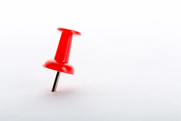 Red pushpin closeup — Stock Photo, Image