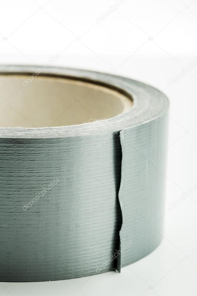 Roll of silver adhesive tape