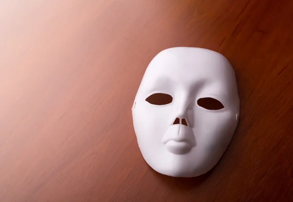 Theater mask on the table — Stock Photo, Image