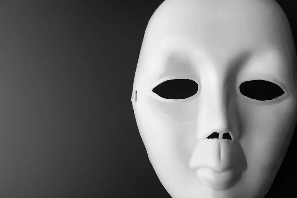 Theater mask on grey — Stock Photo, Image