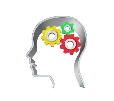 İç dişli ile insan kafası