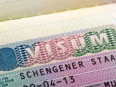 Pasaportda Schengen vizesi