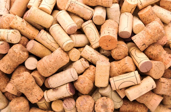 Um monte de rolhas de vinho — Fotografia de Stock