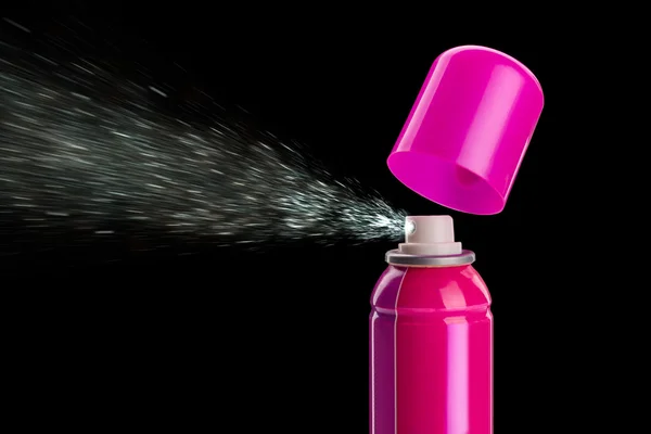 Pembe sprey aerosol — Stok fotoğraf