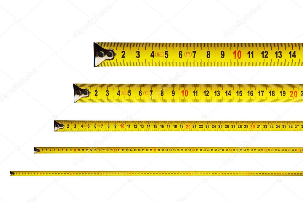 Measure tapes in centimeters