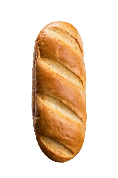 Brød isoleret på hvid baggrund - Stock-foto