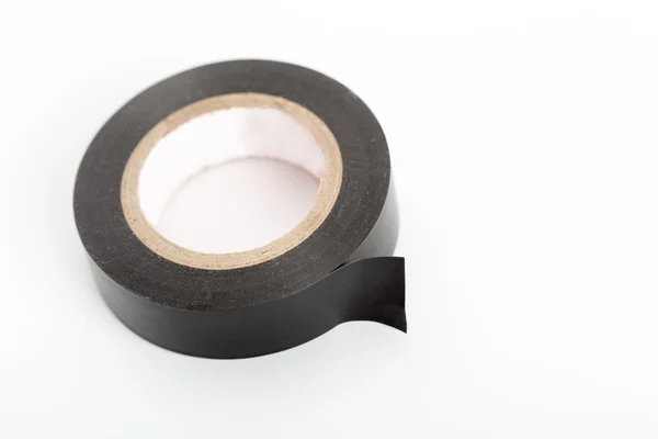 Black industrial tape — Stock Photo, Image