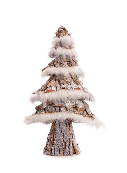 Albero di Natale con corteccia di pino — Foto Stock