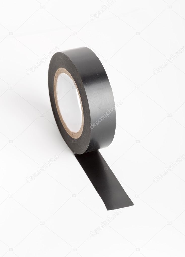 Black industrial tape