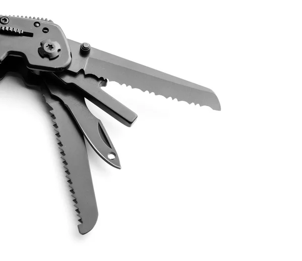 Megnyitott multitool kés — Stock Fotó