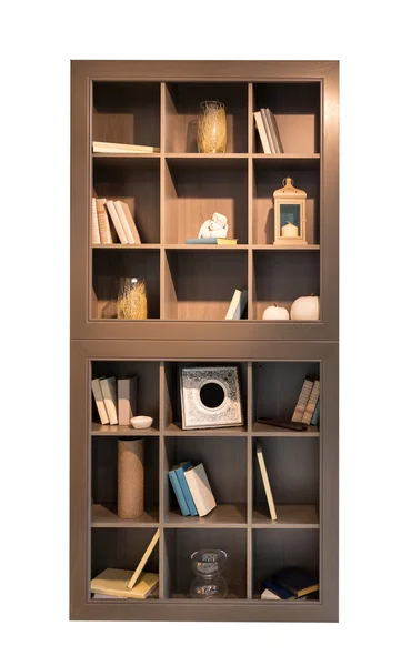 Armoire en bois pour livres — Photo