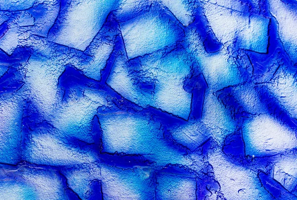 Vidro azul abstrato — Fotografia de Stock