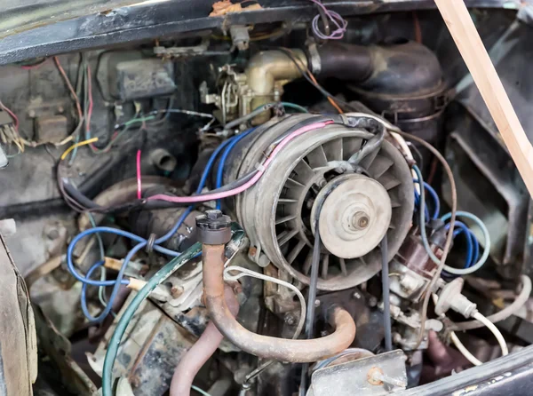 Staré auto motor — Stock fotografie