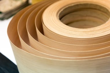 Bir rulo kaplama closeup