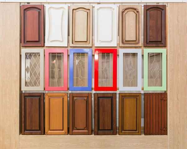 Various wooden doors — Stock Photo, Image