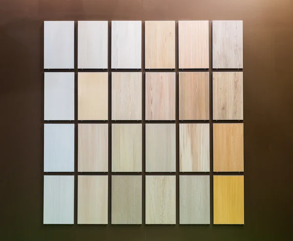 Different wooden panels samples — Stock Photo, Image