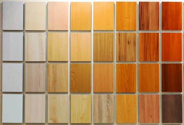 Wooden panels samples — Stock Photo, Image