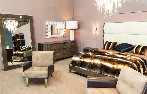 Luxusschlafzimmer — Stockfoto