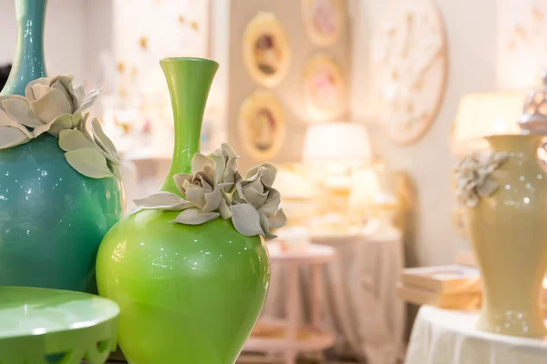 Vasos de cerâmica vintage — Fotografia de Stock