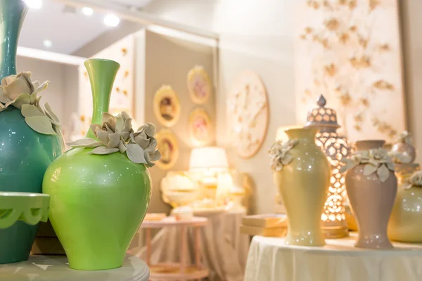 Vasos de cerâmica vintage — Fotografia de Stock