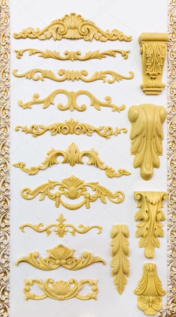 Samples of column decoration