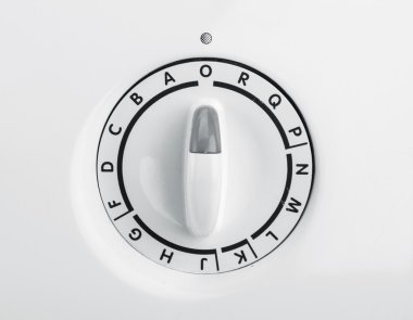 Çamaşır makinesinin kontrol paneli