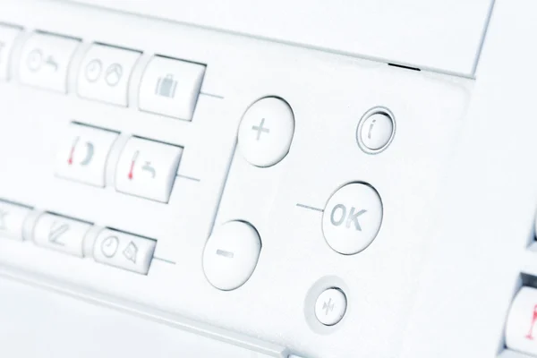 White control panel — Stock Photo, Image