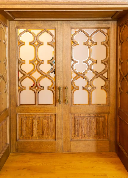 Vintage wooden doorway — Stock Photo, Image