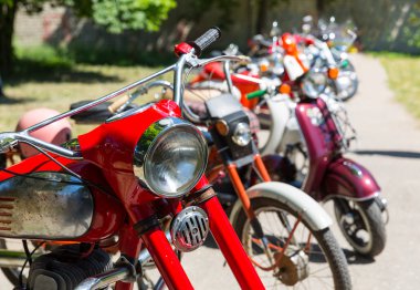 Retro motosiklet Park