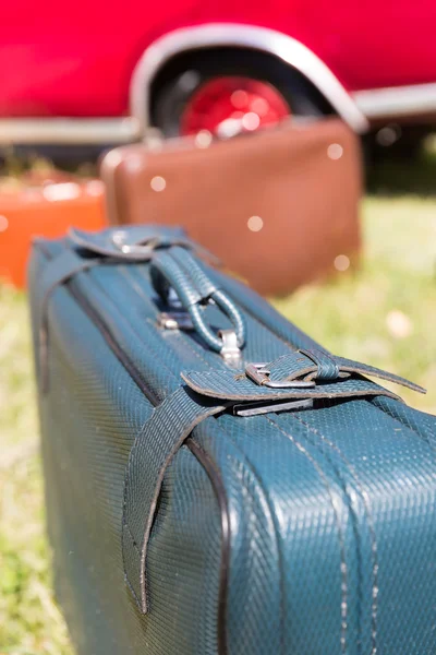 Many old suitcases Royalty Free Stock Images